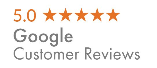 California Wine Tours 5 star Google customer reviews badge highlighting excellent service and trusted client feedback
